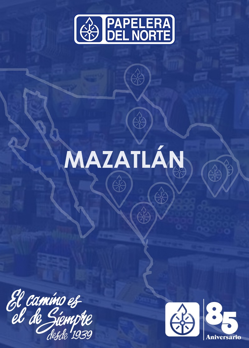 Papelería Papelera del Norte en Mazatlán